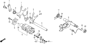  Вилка переключения передач