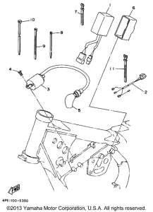 YZ125G1 Электрика