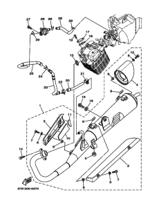 YB125SPD Выхлоп