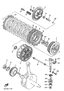 XT500 Сцепление