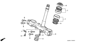 CRM125R Траверса нижняя