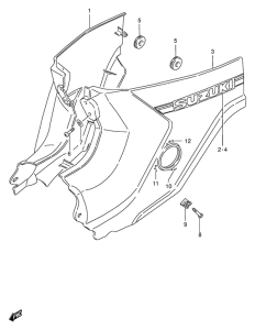 FB100 Обтекатель задний