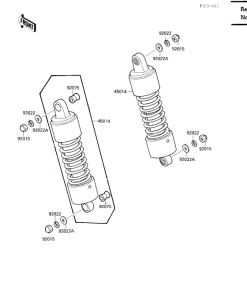 VN1500 Подвеска / амортизатор