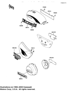 KZ1100 Наклейки
