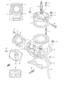 RMX250 Цилиндр