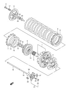 GSX750 Бендикс