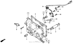 GL1500 Кожух трансмиссии