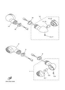TDM900A Поворотники