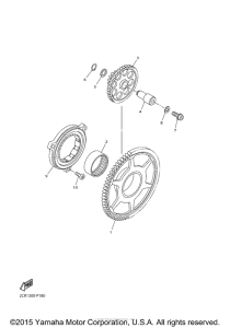 YZF-R1M Стартер