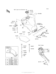 KLZ1000 Топливный бак
