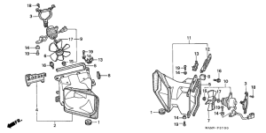 GL1500SE Вентилятор охлаждения