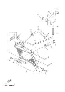 TZR50 Radiator & hose