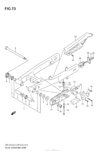  Rear Swinging Arm (Dr-Z125Ll3 E33)