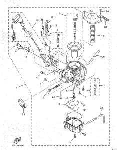YP125R Карбюратор