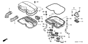 CBR900RR Воздухоочиститель