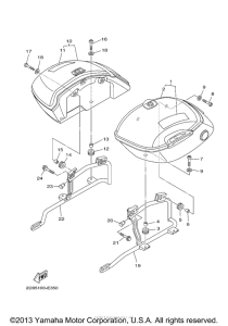 XV17ATSBCW Боковые кофры
