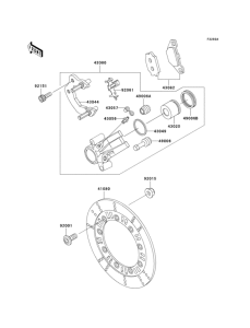 KL250 Front brake(d21 / d22)