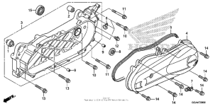 NPS50 Swingarm + left side cover