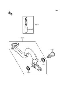  Педаль тормоза