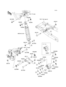 KLX125 Подвеска  /  амортизатор