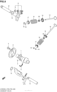 UH200 Распред вал / клапана
