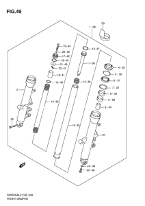 SV650 (ABS) Передняя вилка