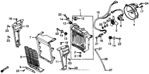 GL650I Radiator + cooling fan