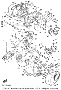 XV750G Впускная система