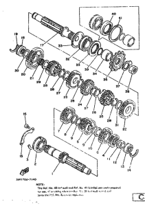 TZR250 Трансмиссия
