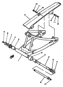 RD250LC Бугель