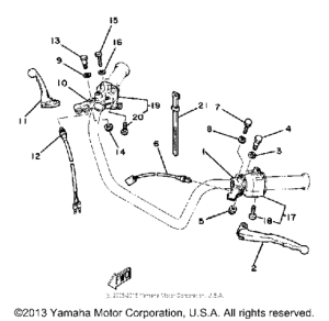 SR250J Рулевые переключатели