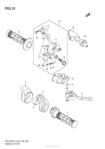 RM-Z250 Рулевые переключатели