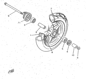CW50RS Переднее колесо