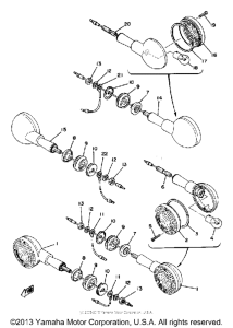 XS400-2E - 1978 Flasher lamp