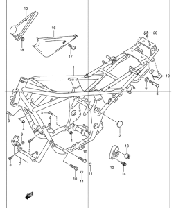 GSF1200S Frame comp