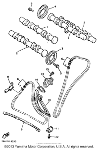 XVZ12KC2 Цепь механизма газораспределения