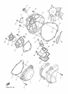 YZF-R1 Крышка картера двигателя
