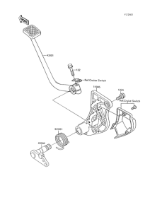 ZG1200 Педаль тормоза