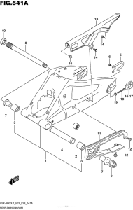 GSX-R600 Rear Swingingarm