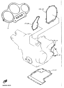 FZR600 Комплект прокладок