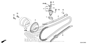 NPS50 Cam Chain + Tensioner