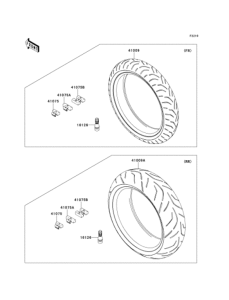 ZX1400 Покрышки