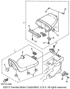 FZR600RL Сиденье