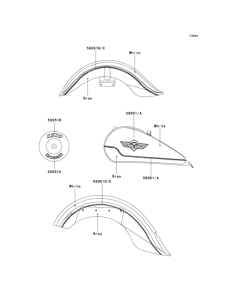  Decals(white / gray)