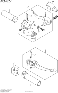 VL1500B Рулевые переключатели
