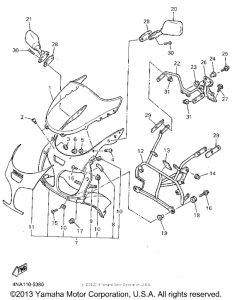 YZF600RGC Обтекатели