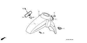 SH50D Переднее крыло