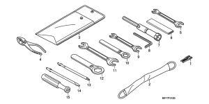 XL700V (ABS) Инструмент
