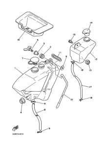 RZ350 ｵｲﾙﾀﾝｸ