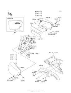 EJ800 Side Covers / chain Cover (Abf-Acf)